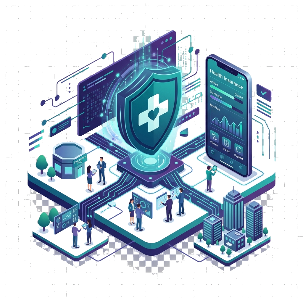 InsurTech Isometric Illustration